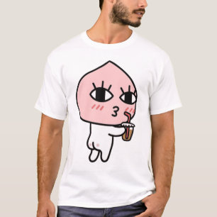 Apeach mit Eiskaffee T-Shirt