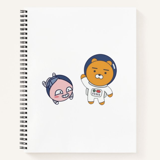 Apeach und Ryan im Weltraum Notizbuch (Vorderseite)