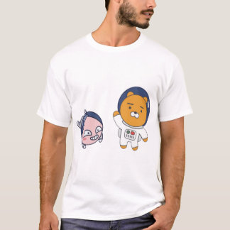 Apeach und Ryan im Weltraum T-Shirt