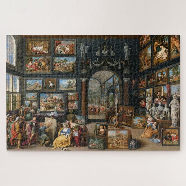 Apelles Painting Campaspe von Willem van Haecht Puzzle (Horizontal)