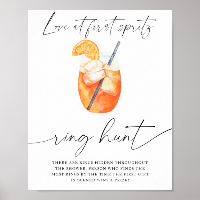 Aperol Brautparty - Ringjagd Poster (Vorne)