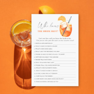 Aperol-Cocktail - Wer kennt die Braut am besten Sp