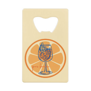 Aperol Per Favore Geldbeutel Flaschenöffner