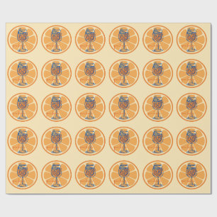 Aperol Per Favore Geschenkpapier