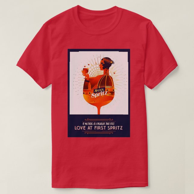 Aperol Pinup T-Shirt (Design vorne)