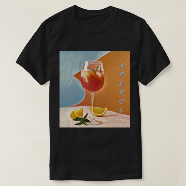 Aperol sour reecipe - Aperol Sour Rezept T-Shirt (Design vorne)