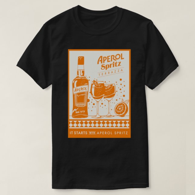 Aperol Spritz (2) T-Shirt (Design vorne)