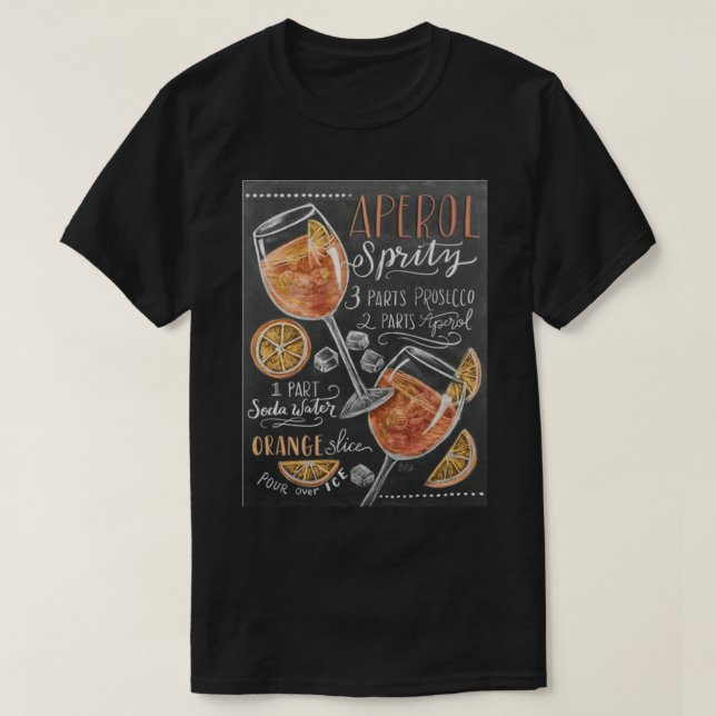 Aperol Spritz (3) T-Shirt (Design vorne)