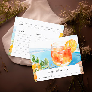 Aperol Spritz Amalfi Brautparty Rezept Karte