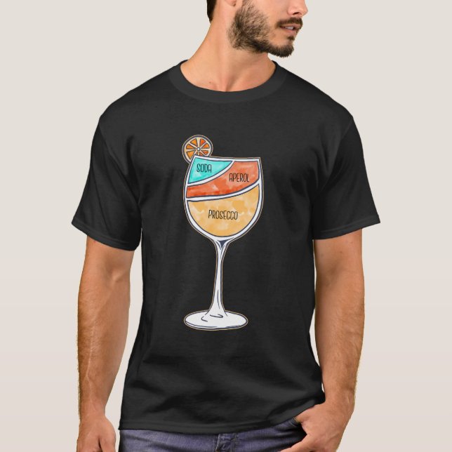 Aperol Spritz Aperol Liquor T-Shirt (Vorderseite)