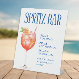Aperol Spritz Bar Sockelschild