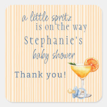 Aperol Spritz Blau Orange Zitrone Junge Babyparty