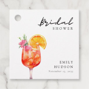 Aperol Spritz Brautparty Geschenkanhänger