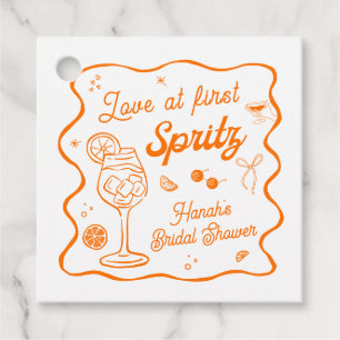 Aperol Spritz Brautparty Geschenkanhänger