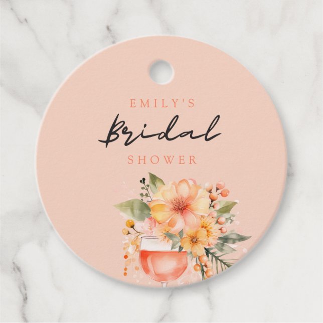Aperol Spritz Brautparty Geschenkanhänger (Vorderseite)