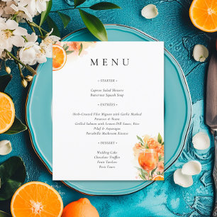 Aperol Spritz Brautparty Menu