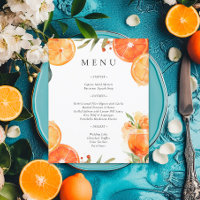 Aperol Spritz Brautparty Menu