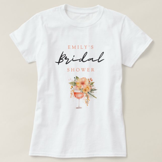 Aperol Spritz Brautparty T-Shirt (Design vorne)