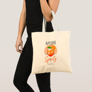 Aperol Spritz Cocktail Design Tragetasche