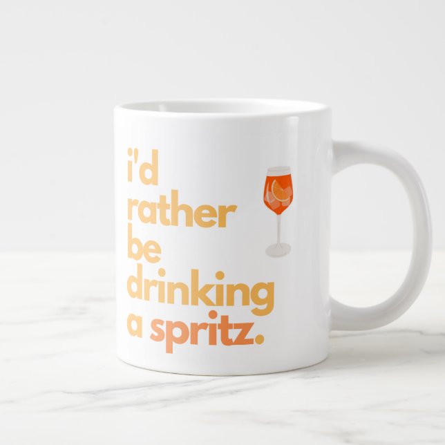 Aperol Spritz Coffee Tasse - "Ich würde eher.." (Rechts)