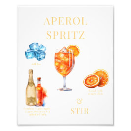 Aperol Spritz Drink Fotodruck
