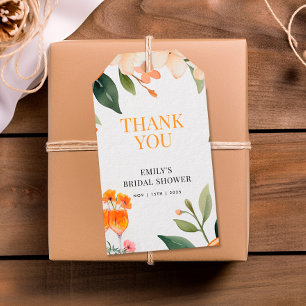Aperol Spritz Floral Brautparty Favor Tag Geschenkanhänger