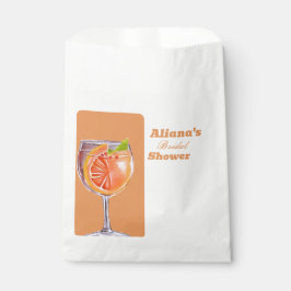 Aperol Spritz Floral Brautparty Gevor Bag Geschenktütchen