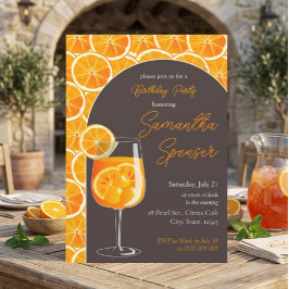 Aperol Spritz Geburtstagsparty-Einladung Einladung