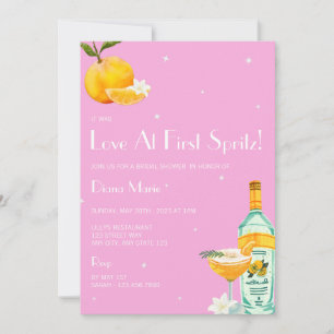 Aperol Spritz Main Squeeze Brautparty Einladung