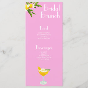 Aperol Spritz Main Squeeze Brautparty Menu Menükarte