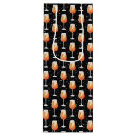 Aperol Spritz Muster Geschenktüte Für Weinflaschen