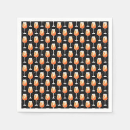 Aperol Spritz Muster Serviette