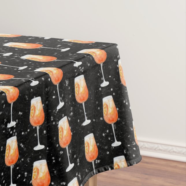 Aperol Spritz Muster Tischdecke (Beispiel)