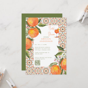 Aperol Spritz Orangen Brautparty Einladung