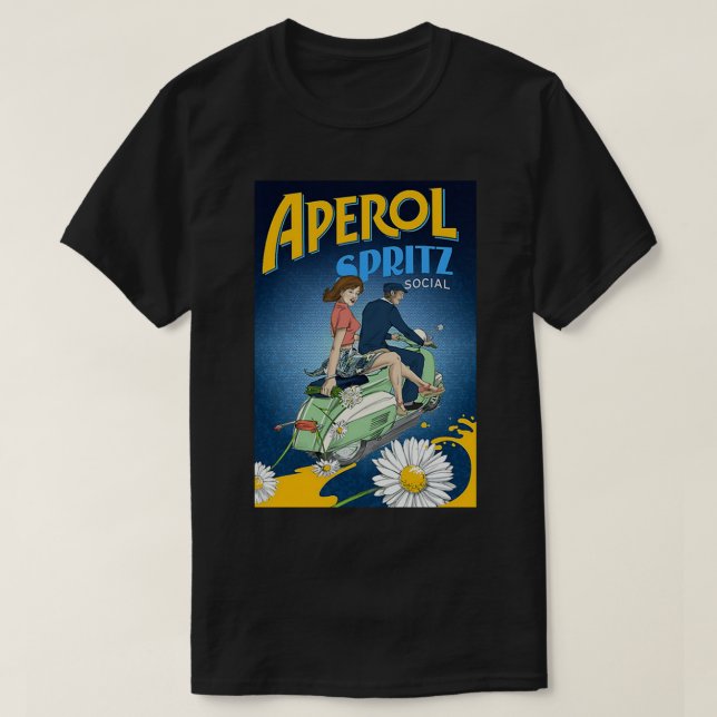 Aperol Spritz Social T-Shirt (Design vorne)