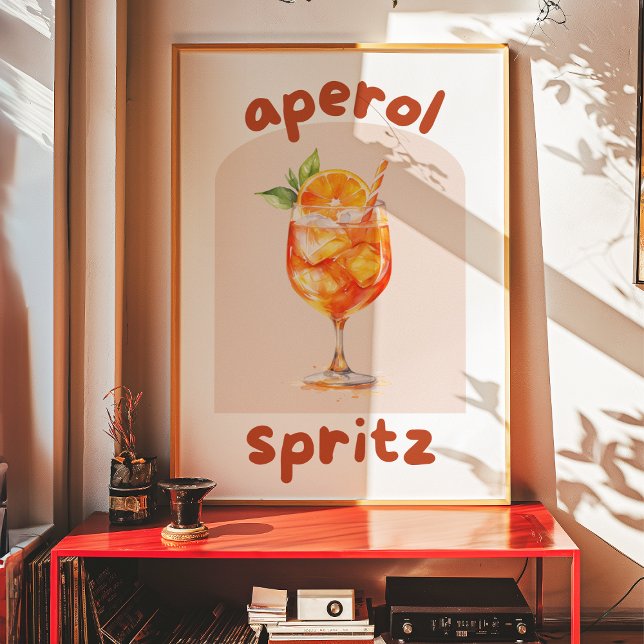 Aperol Spritz | Trendy Wall Art | Minimales Poster (Von Creator hochgeladen)