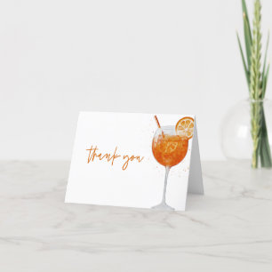 Aperol Spritz Vielen Dank Cards Italien Brautparty Dankeskarte