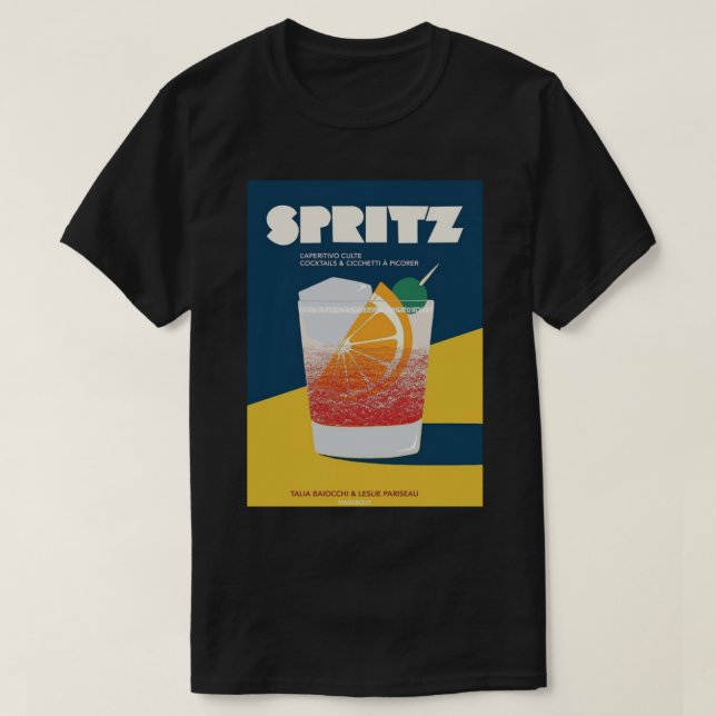 Aperol Spritz Vintag T-Shirt (Design vorne)