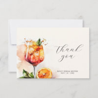 Aperol Spritz Watercolor Brautparty