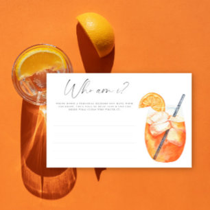 Aperol Spritz - Wer bin ich Junggesellinnenabschie Briefpapier