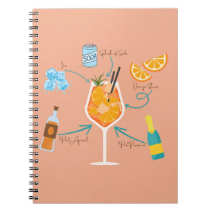 Aperolrecipe Notizblock