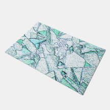 Aperus wie Gestein, in einer Mischung aus Zyan und