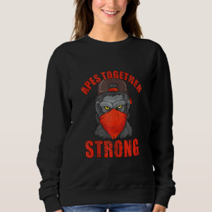 Apes zusammen starke Hodl Diamonds Hand an den Mo Sweatshirt