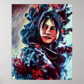 APEX LEGENDS WRAITH v4 bunt Poster