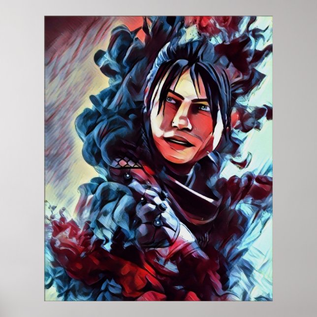APEX LEGENDS WRAITH v4 bunt Poster (Vorne)