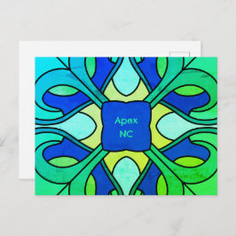 Apex North Carolina Postkarte