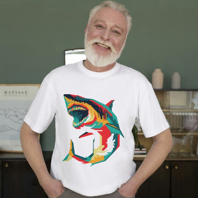 Apex Predator Pop Art Shark T-Shirt (Von Creator hochgeladen)