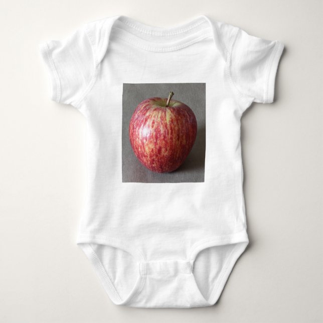 Apfel 02 baby strampler (Vorderseite)
