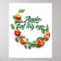 Apfel-Apfel, Rot-Grün-Bauerndekor