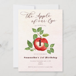 Apfel aus unserem Augenfall ernten Rustikal 1. Geb Einladung